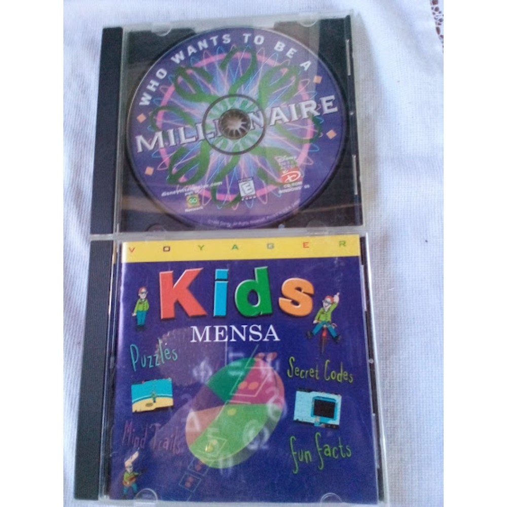 Who Wants to Be a Millionaire CD -ROM Kids Mensa: